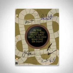 RARE-T Jumanji (1995) Script Limited Signature Edition Studio Licensed Custom Frame Limited Edition Frames