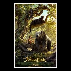RARE-T Limited Edition Frames The Jungle Book (2016) Transcript Limited Signature Edition Studio Licensed Custom Frame