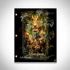 RARE-T Limited Edition Frames The Jungle Book (2016) Transcript Limited Signature Edition Studio Licensed Custom Frame