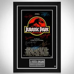 RARE-T Limited Edition Frames Jurassic Park Movie Mini Poster Limited Signature Edition Studio Licensed Custom Frame