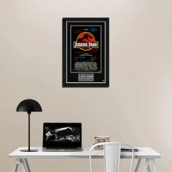 RARE-T Limited Edition Frames Jurassic Park Movie Mini Poster Limited Signature Edition Studio Licensed Custom Frame