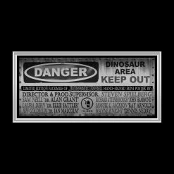 RARE-T Limited Edition Frames Jurassic Park Movie Mini Poster Limited Signature Edition Studio Licensed Custom Frame