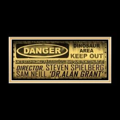 RARE-T Jurassic Park Photo & VHS Limited Signature Edition Studio Licensed Custom Frame Limited Edition Frames