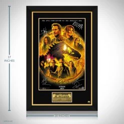 RARE-T Jurassic World Dominion Movie Mini Poster Limited Signature Edition Studio Licensed Custom Frame