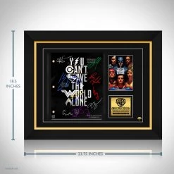 RARE-T Limited Edition Frames Justice League Transcript Limited Signature Edition Studio Licensed Custom Frame