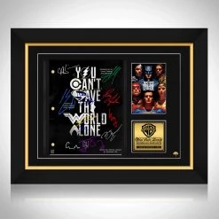 RARE-T Limited Edition Frames Justice League Transcript Limited Signature Edition Studio Licensed Custom Frame