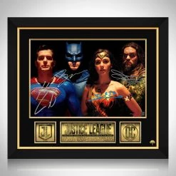 RARE-T Justice League Mini Poster Limited Signature Edition Studio Licensed Custom Frame