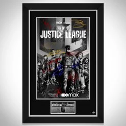 RARE-T Limited Edition Frames Zack Snyder's Justice League Mini Poster Limited Signature Edition Studio Licensed Custom Frame