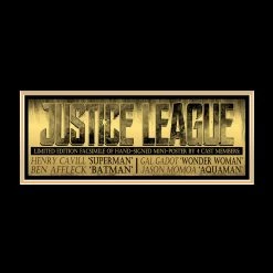 RARE-T Justice League Mini Poster Limited Signature Edition Studio Licensed Custom Frame 17 RARE-T Justice League Mini Poster Limited Signature Edition Studio Licensed Custom Frame