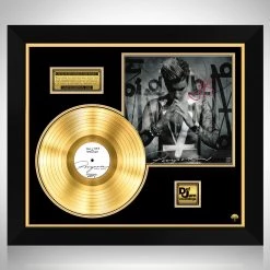 RARE-T Justin Bieber Purpose Gold LP Limited Signature Edition Studio Licensed Custom Frame
