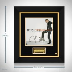 RARE-T Justin Timberlake - Future Sex Love Sounds LP Cover Limited Signature Edition Studio Licensed Custom Frame