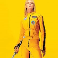 APW Kill Bill- Hand-Signed Hattori Hanzo Sword By Uma Thurman & Quentin Tarantino Wooden Stand