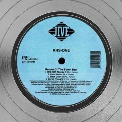 RARE-T Limited Edition Frames KRS-One - Return Of The Boom Bap Platinum LP Limited Signature Edition Studio Licensed Custom Frame