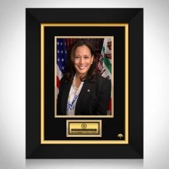 RARE-T Ready To Ship! 48 Hour Shipping! Ready To Ship! - Kamala Harris Limited Signature Edition Studio Licensed Photo Custom Frame