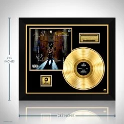 RARE-T NEW Kanye West - Late Registration Gold LP Limited Signature Edition Studio Licensed Custom Frame