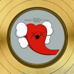 Rare-T Kanye West - 808s & Heartbreak Gold LP Limited Signature Edition Studio Licensed Custom Frame Limited Edition Frames