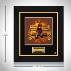 RARE-T Limited Edition Frames Kanye West - The College Dropout LP Cover Limited Signature Edition Studio Licensed Custom Frame