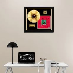 RARE-T Kanye West - Dark Twisted Fantasy Gold LP Limited Signature Edition Studio Licensed Custom Frame