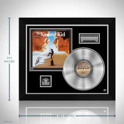 RARE-T NEW Karate Kid - Original Motion Picture Soundtrack Platinum LP Limited Signature Edition Studio Licensed Custom Frame