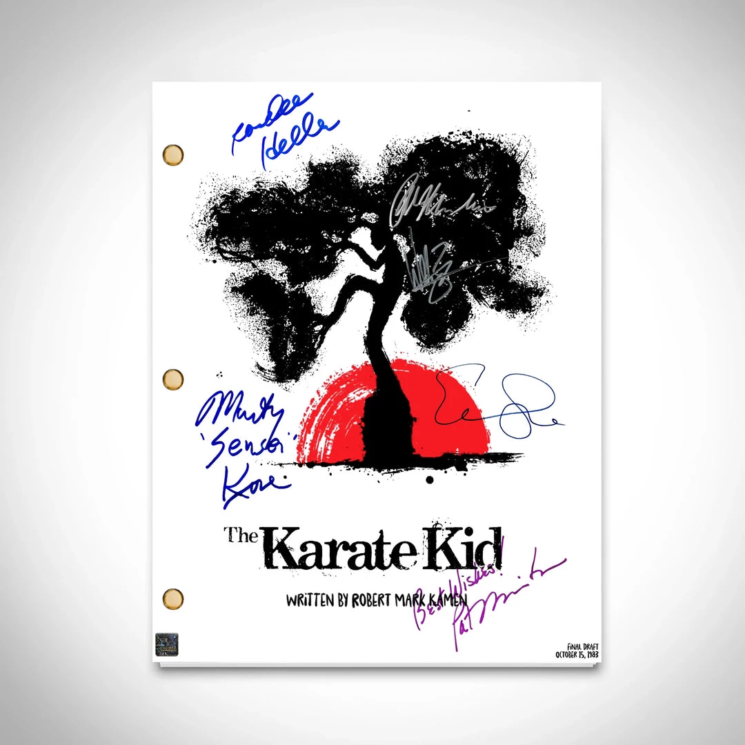 RARE-T Limited Edition Frames Karate Kid Movie Script Limited Signature Edition Studio Licensed Custom Frame 4 RARE-T Limited Edition Frames Karate Kid Movie Script Limited Signature Edition Studio Licensed Custom Frame