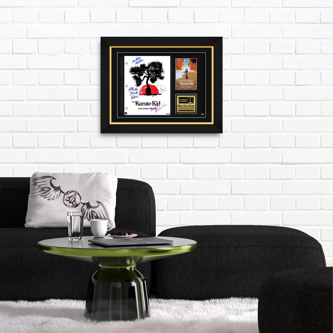 RARE-T Limited Edition Frames Karate Kid Movie Script Limited Signature Edition Studio Licensed Custom Frame 3 RARE-T Limited Edition Frames Karate Kid Movie Script Limited Signature Edition Studio Licensed Custom Frame