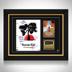 RARE-T Limited Edition Frames Karate Kid Movie Script Limited Signature Edition Studio Licensed Custom Frame