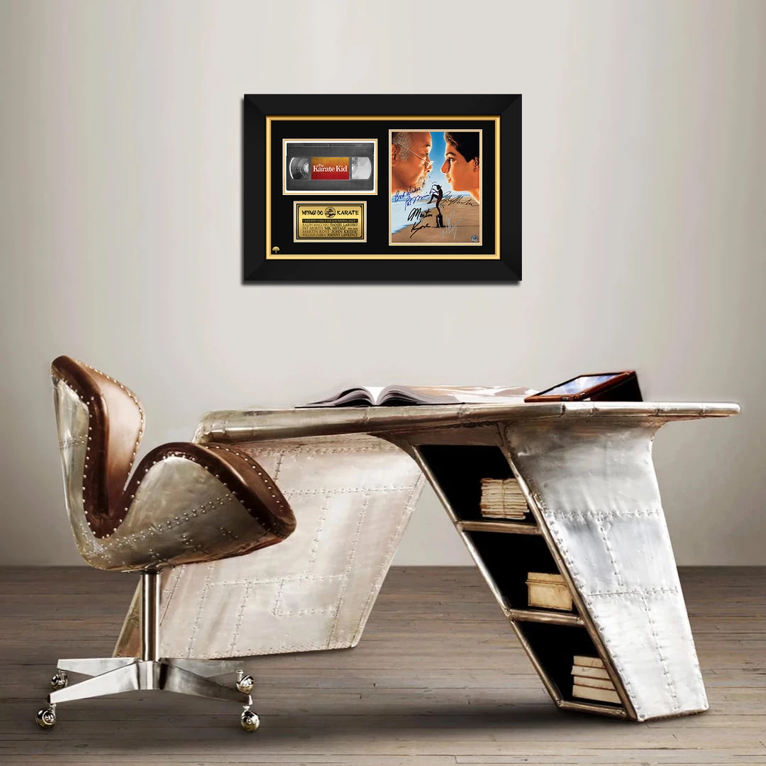 RARE-T The Karate Kid Photo & VHS Limited Signature Edition Studio Licensed Custom Frame NEW 2 RARE-T The Karate Kid Photo & VHS Limited Signature Edition Studio Licensed Custom Frame NEW