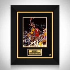 RARE-T Sports Memorabilia Kareem Abdul Jabbar Los Angeles Lakers Photo Limited Signature Edition Studio Licensed Custom Frame