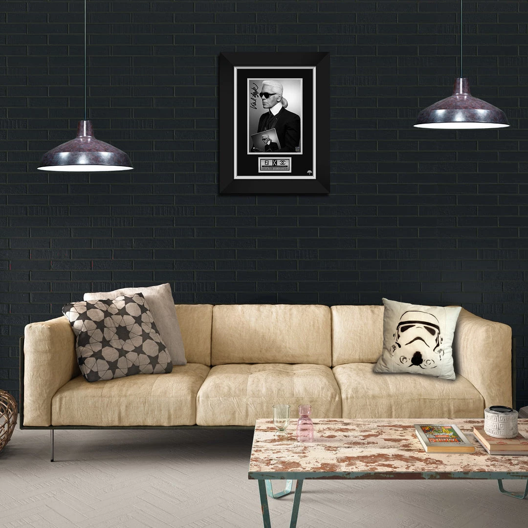 RARE-T Karl Lagerfeld Photo Limited Signature Edition Studio Licensed Custom Frame 2 RARE-T Karl Lagerfeld Photo Limited Signature Edition Studio Licensed Custom Frame