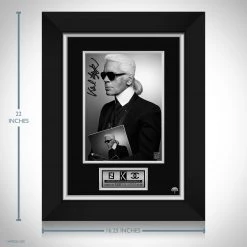 RARE-T Karl Lagerfeld Photo Limited Signature Edition Studio Licensed Custom Frame 9 RARE-T Karl Lagerfeld Photo Limited Signature Edition Studio Licensed Custom Frame