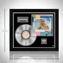 RARE-T Karol G - Ocean Platinum LP Limited Signature Edition Studio Licensed Custom Frame 12 RARE-T Karol G - Ocean Platinum LP Limited Signature Edition Studio Licensed Custom Frame