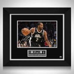 RARE-T Los Angeles Clippers - Kawhi Leonard Photo Limited Signature Edition Studio Licensed Custom Frame NEW