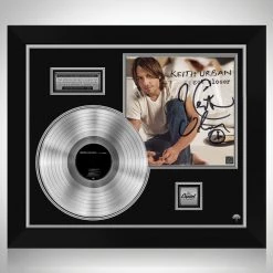 RARE-T Keith Urban Get Closer Platinum LP Limited Signature Edition Studio Licensed Custom Frame