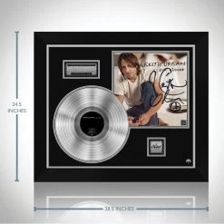 RARE-T Keith Urban Get Closer Platinum LP Limited Signature Edition Studio Licensed Custom Frame
