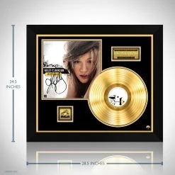 RARE-T Limited Edition Frames Kelly Clarkson - Breakaway Gold LP Limited Signature Edition Studio Licensed Custom Frame