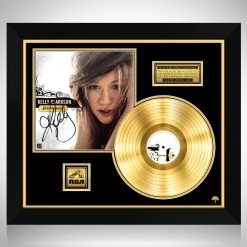 RARE-T Limited Edition Frames Kelly Clarkson - Breakaway Gold LP Limited Signature Edition Studio Licensed Custom Frame
