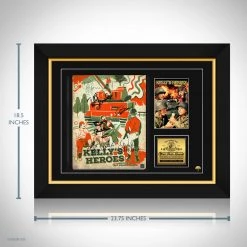RARE-T Kelly's Heroes Transcript Limited Signature Edition Studio Licensed Custom Frame Limited Edition Frames