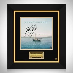 RARE-T Kenny Chesney - Song For The Saints LP Cover Limited Signature Edition Studio Licensed Custom Frame