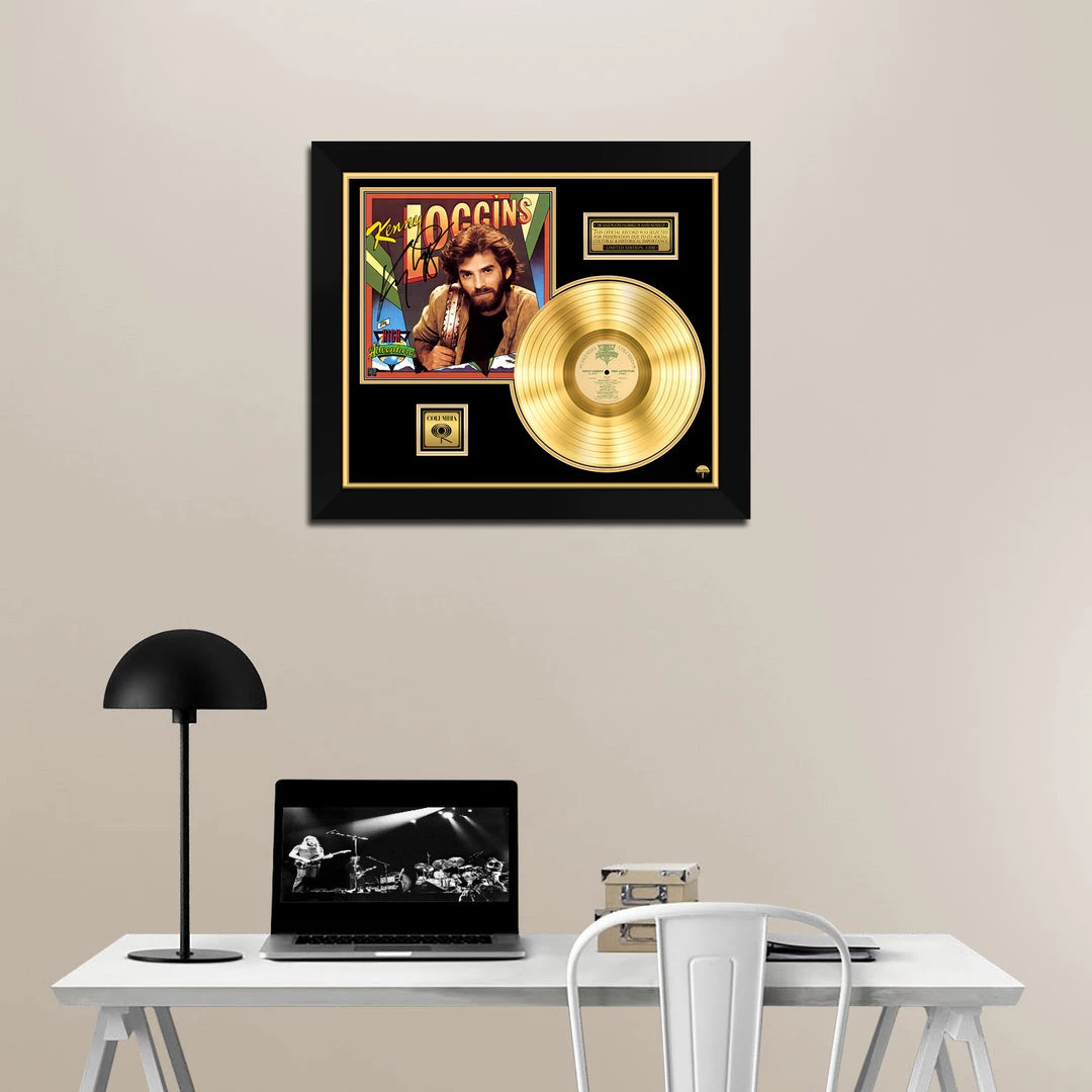 Rare-T Limited Edition Frames Kenny Loggins - High Adventure Gold LP Limited Signature Edition Studio Licensed Custom Frame 2 Rare-T Limited Edition Frames Kenny Loggins - High Adventure Gold LP Limited Signature Edition Studio Licensed Custom Frame