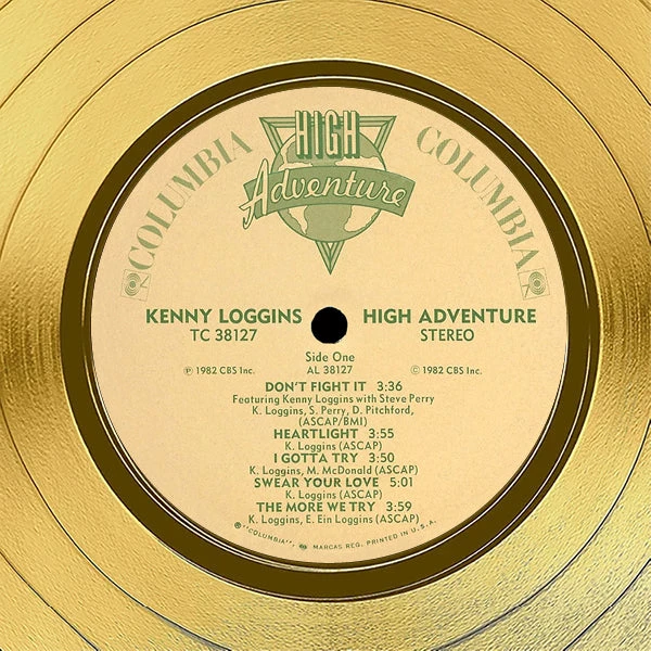 Rare-T Limited Edition Frames Kenny Loggins - High Adventure Gold LP Limited Signature Edition Studio Licensed Custom Frame 5 Rare-T Limited Edition Frames Kenny Loggins - High Adventure Gold LP Limited Signature Edition Studio Licensed Custom Frame