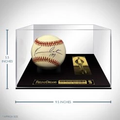 PPC Field Of Dreams - JSA Certified Hand-Signed Baseball By Kevin Costner Custom Museum Display Signed Memorabilia