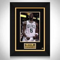 RARE-T Boston Celtics - Kevin Garnett Photo Limited Signature Edition Studio Licensed Custom Frame
