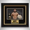 RARE-T Khabib Nurmagomedov Photo Limited Signature Edition Studio Licensed Custom Frame Sports Memorabilia