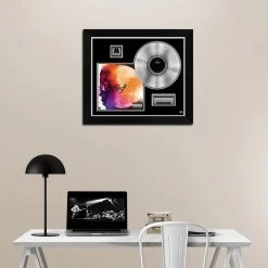 RARE-T Limited Edition Frames Kid Cudi - On The Moon: The End Of Day Platinum LP Limited Signature Edition Studio Licensed Custom Frame