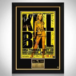 RARE-T Kill Bill Mini Poster Limited Signature Edition Studio Licensed Custom Frame Limited Edition Frames