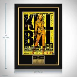 RARE-T Kill Bill Mini Poster Limited Signature Edition Studio Licensed Custom Frame Limited Edition Frames