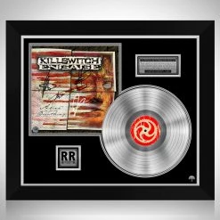 RARE-T Killswitch Engage - Alive Or Just Breathing Platinum LP Limited Signature Edition Studio Licensed Custom Frame