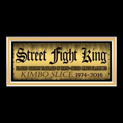 RARE-T Kimbo Slice Photo Limited Signature Edition Studio Licensed Custom Frame