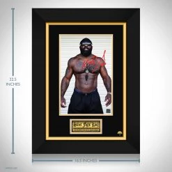 RARE-T Kimbo Slice Photo Limited Signature Edition Studio Licensed Custom Frame