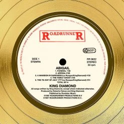 RARE-T Limited Edition Frames King Diamond - Abigail Gold LP Limited Signature Edition Studio Licensed Custom Frame 14 RARE-T Limited Edition Frames King Diamond - Abigail Gold LP Limited Signature Edition Studio Licensed Custom Frame